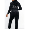 ESK Dyamond Quilted Crush Veluor Tracksuit