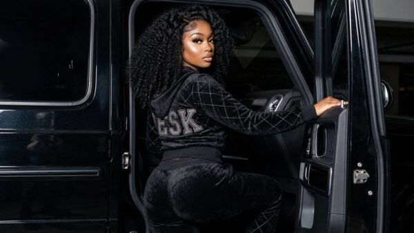 ESK Dyamond Quilted Crush Veluor Tracksuit