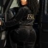 ESK Black & Gold 2-Piece Set