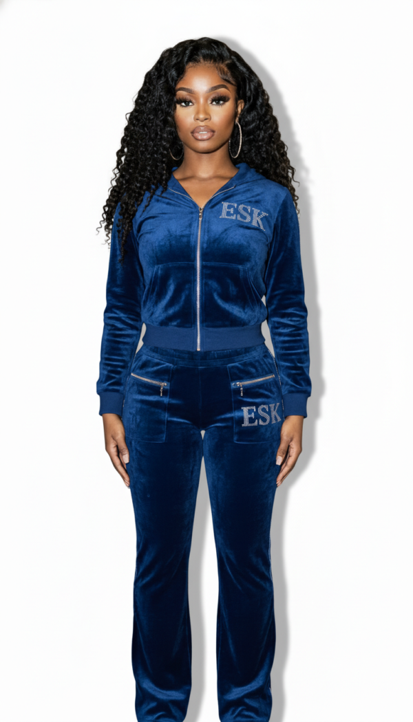 ESK Crystal Velour Tracksuit