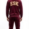 ESK Quilted Velvet Bomber Jacket Tracksuit