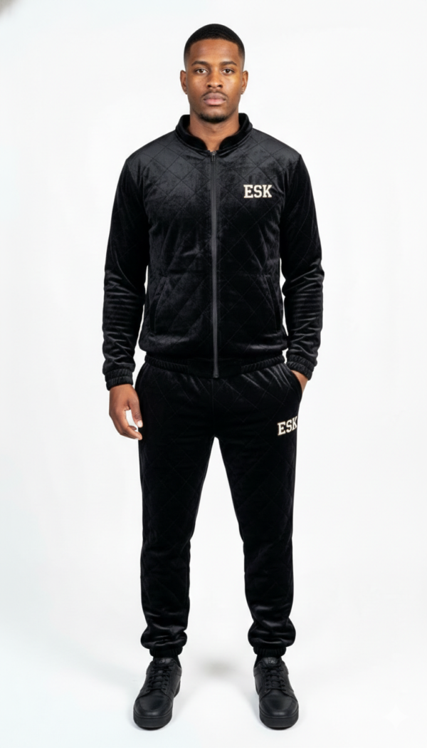 ESK Quilted Velvet Tracksuit