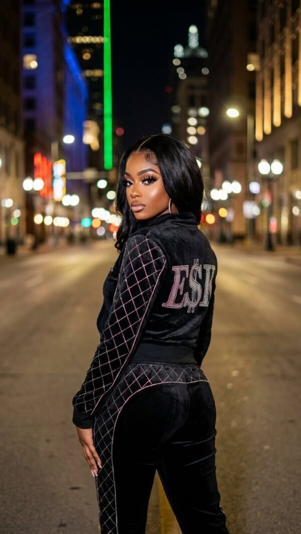 The "E$K" Monogram Quilted Set