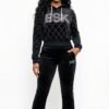 The Diamond Two Step Quilted Crystal Set