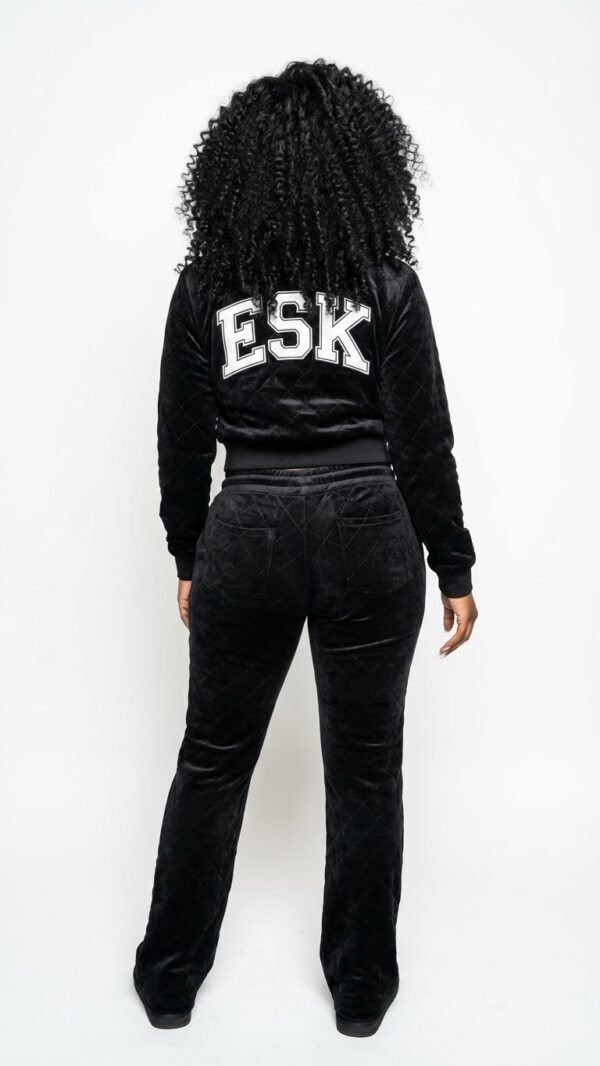 The Luxe Streetwear Approach Quilted Velour Tracksuit