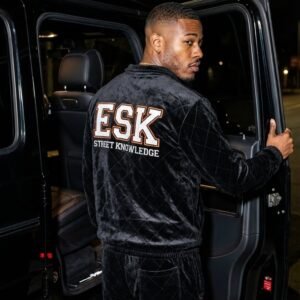 ESK Quilted Velvet Tracksuit