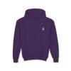 Youth Hoodie — Minimal White 'FK' Chest Logo, Cozy Everyday Pullover