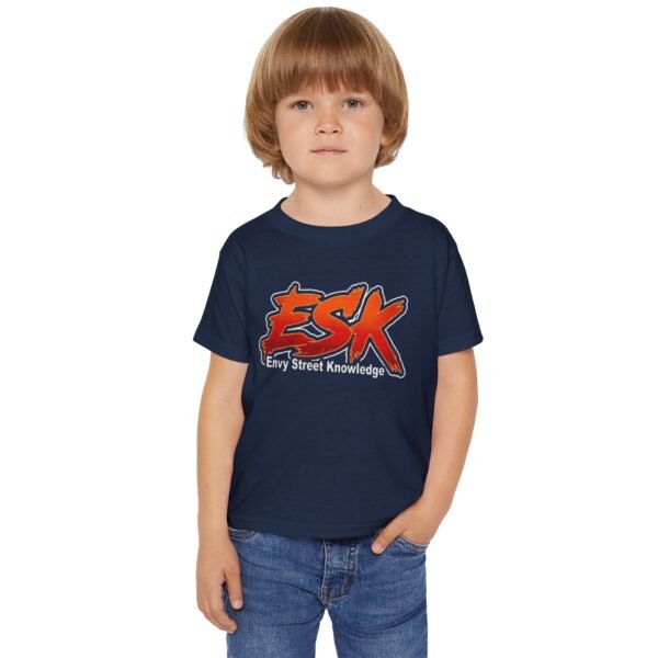 Toddler T-Shirt — ESK (Envy Street Knowledge) Bold Logo, Kids Graphic Tee