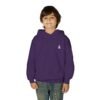 Youth Hoodie — Minimal White 'FK' Chest Logo, Cozy Everyday Pullover