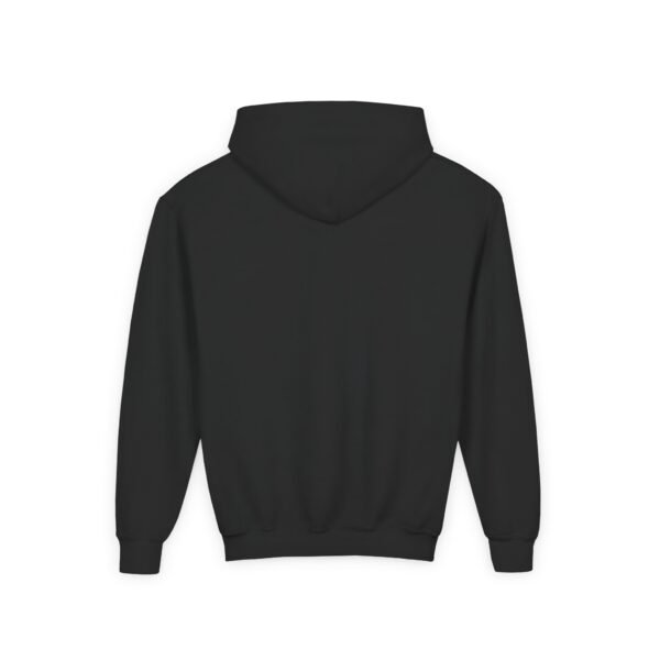 Youth Hoodie — Minimal White 'FK' Chest Logo, Cozy Everyday Pullover