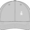 Embroidered EK Monogram Flat Bill Cap — Flexfit 210