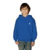 Youth Hoodie — Minimal White 'FK' Chest Logo, Cozy Everyday Pullover