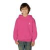 Youth Hoodie — Minimal White 'FK' Chest Logo, Cozy Everyday Pullover