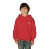 Youth Hoodie — Minimal White 'FK' Chest Logo, Cozy Everyday Pullover