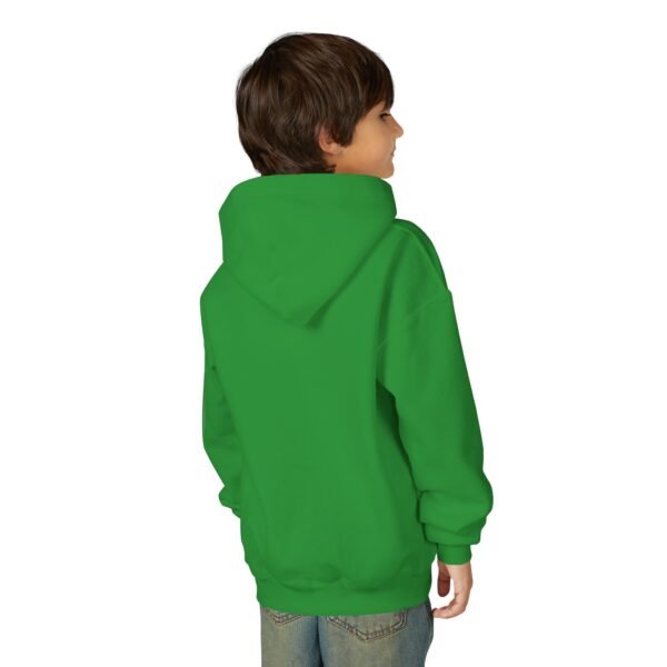Youth Hoodie — Minimal White 'FK' Chest Logo, Cozy Everyday Pullover