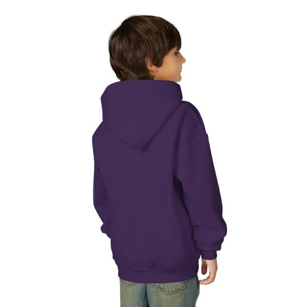 Youth Hoodie — Minimal White 'FK' Chest Logo, Cozy Everyday Pullover