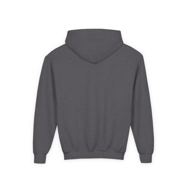 Youth Hoodie — Minimal White 'FK' Chest Logo, Cozy Everyday Pullover