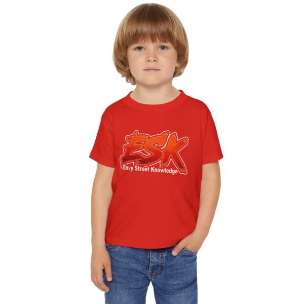 Toddler T-Shirt — ESK (Envy Street Knowledge) Bold Logo, Kids Graphic Tee