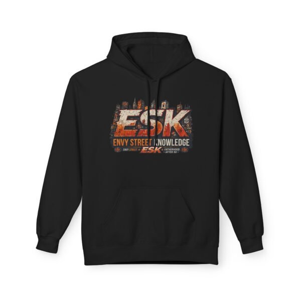 ESK Envy Street Knowledge Hoodie – Urban Skyline Graphic Pullover