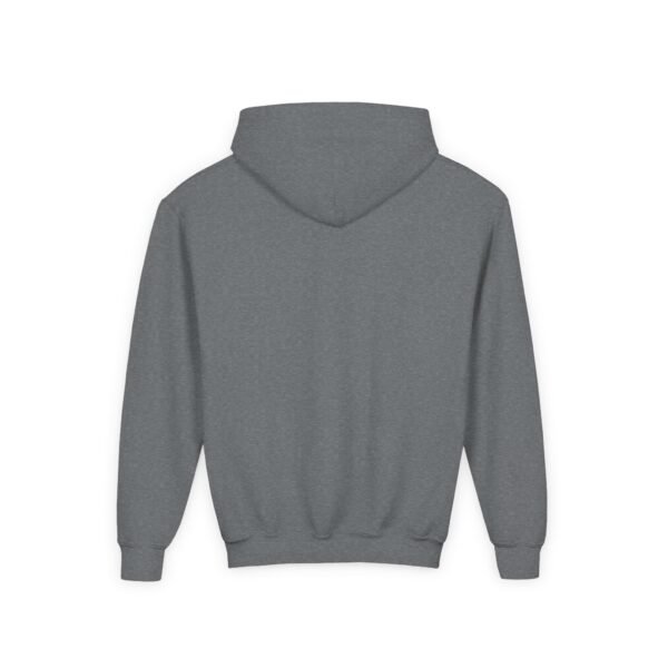 Youth Hoodie — Minimal White 'FK' Chest Logo, Cozy Everyday Pullover