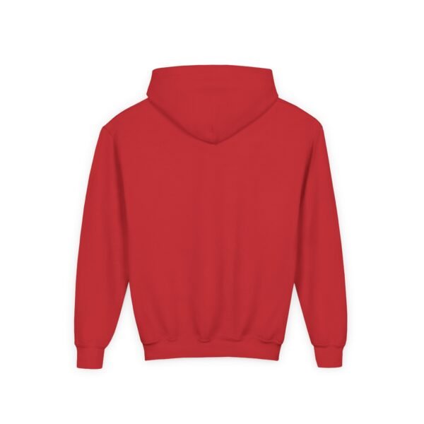 Youth Hoodie — Minimal White 'FK' Chest Logo, Cozy Everyday Pullover