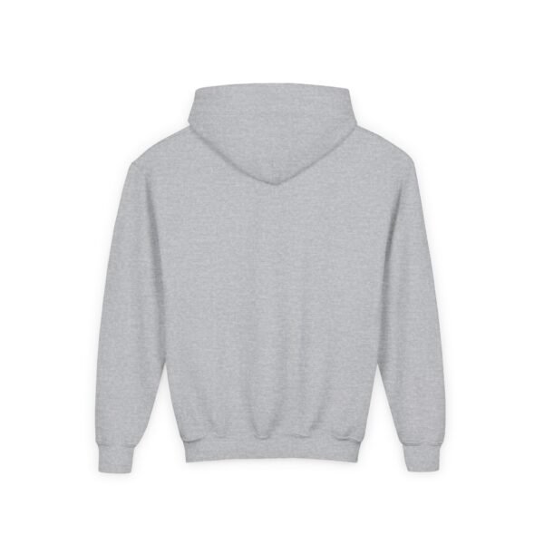 Youth Hoodie — Minimal White 'FK' Chest Logo, Cozy Everyday Pullover