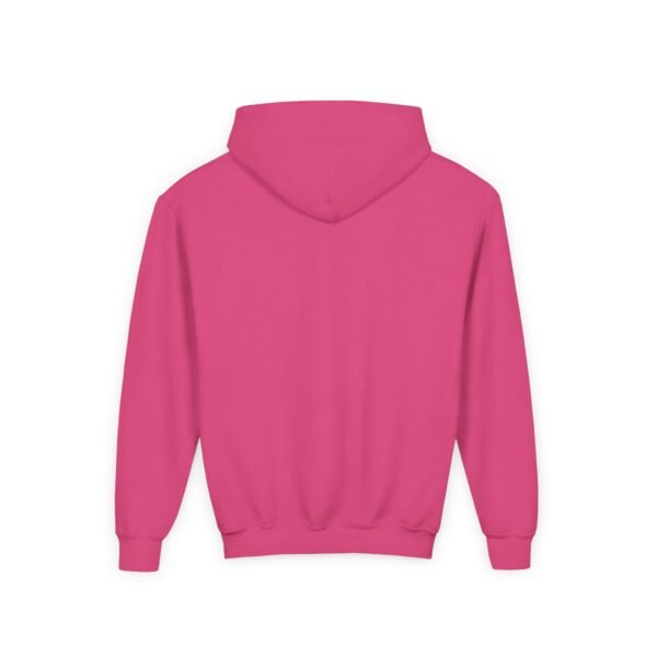 Youth Hoodie — Minimal White 'FK' Chest Logo, Cozy Everyday Pullover
