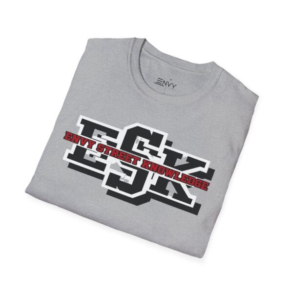 ESK Graphic T‑Shirt — 'Live Fast, Ride Fast' Retro Collegiate Logo