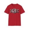 ESK Graphic T‑Shirt — 'Live Fast, Ride Fast' Retro Collegiate Logo