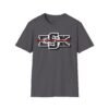 ESK Graphic T‑Shirt — 'Live Fast, Ride Fast' Retro Collegiate Logo