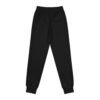 Youth Black Joggers — Minimal Embroidered Logo Sweatpants