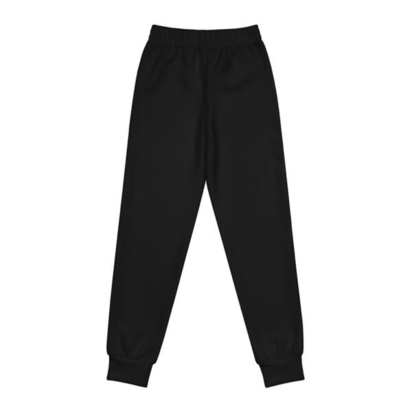 Youth Black Joggers — Minimal Embroidered Logo Sweatpants
