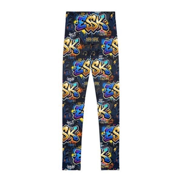 Youth Graffiti Leggings – Colorful Street Art AOP