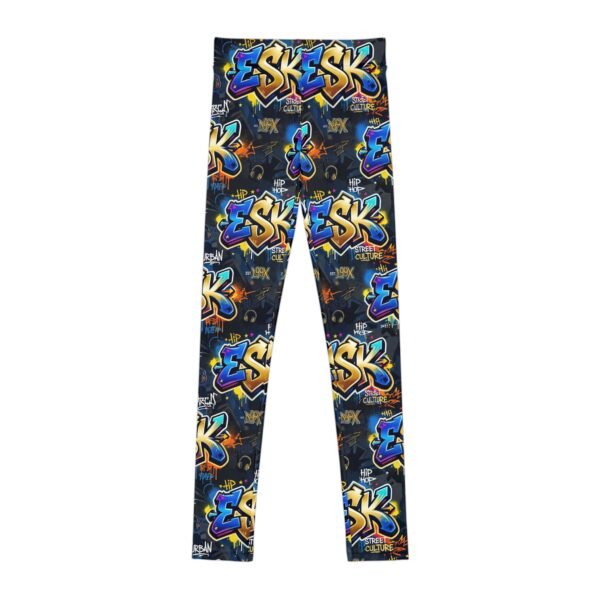 Youth Graffiti Leggings – Colorful Street Art AOP