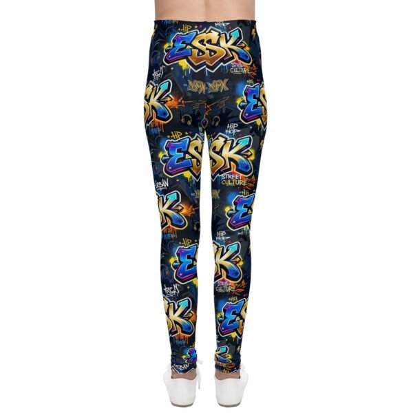 Youth Graffiti Leggings – Colorful Street Art AOP