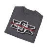 ESK Graphic T‑Shirt — 'Live Fast, Ride Fast' Retro Collegiate Logo