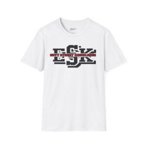 ESK Graphic T‑Shirt — 'Live Fast, Ride Fast' Retro Collegiate Logo
