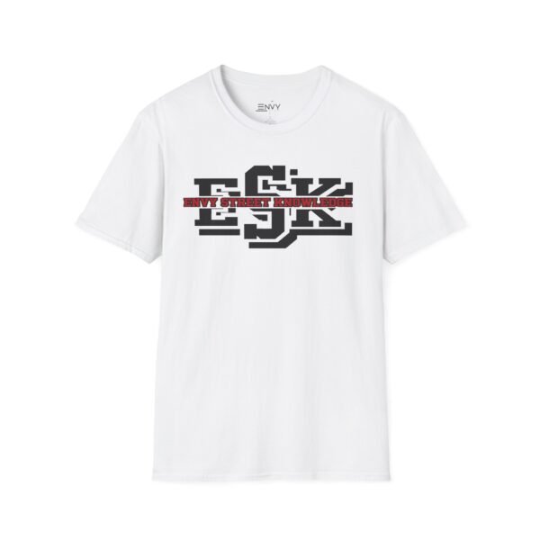 ESK Graphic T‑Shirt — 'Live Fast, Ride Fast' Retro Collegiate Logo
