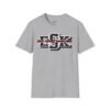 ESK Graphic T‑Shirt — 'Live Fast, Ride Fast' Retro Collegiate Logo