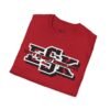 ESK Graphic T‑Shirt — 'Live Fast, Ride Fast' Retro Collegiate Logo