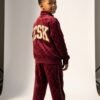 ESK Legacy Velour Tracksuit-Burgundy & Gold