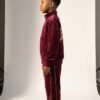 ESK Legacy Velour Tracksuit-Burgundy & Gold