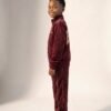 ESK Legacy Velour Tracksuit-Burgundy & Gold